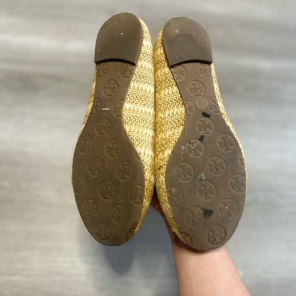 Tory Burch Beige Woven Flats - Picture 3 of 6